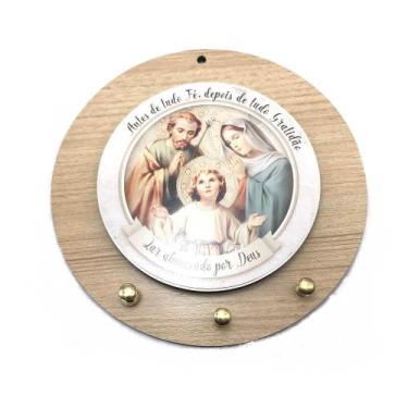Imagem de Porta Chaves de Parede Sagrada Família - FORNECEDOR 2