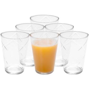 Imagem de Jogo de Copos de Vidro 265ml 6 Peças - Nadir Maracatu, Transparente, 6