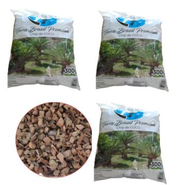 Imagem de Chip de coco combo com 3 pacotes premium - terra brasil
