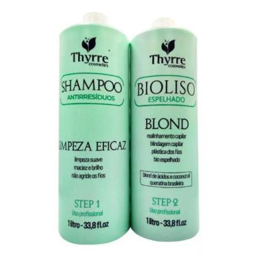 Imagem de kite Espelhamentos dos Fios Progressiva Organica shampoo e ativo  - TH