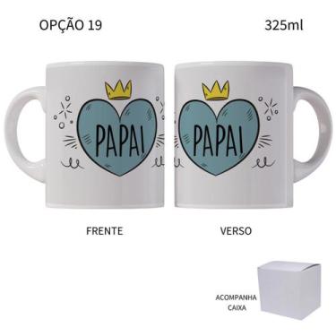 Imagem de Caneca 325ml Feliz Dia Do Pais Melhor Pai Do Mundo Super Pai - LARANJA