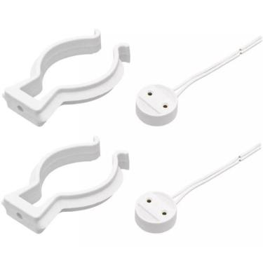 Imagem de Kit C/ 10 Abraçadeira Lampada T8 + 10 Soquete T8 C/ Rabicho - FLP