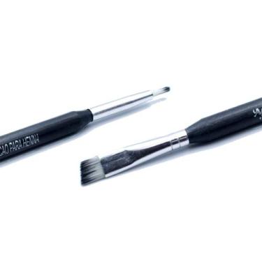 Imagem de Pincel Henna Sobrancelha Dupla Função Chanfrado e Redondo - Arte Seduç