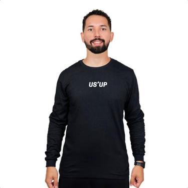 Imagem de Camisa Manga Longa Masculina Frio Inverno Para Sair Algodão - USUP, Pr