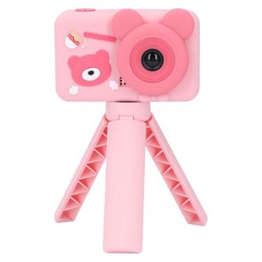 Imagem de Câmera de Vídeo Digital Infantil 48MP 1080P Com Câmeras Duplas Frontal e Traseira, tripé e Alça de Ombro, Fotografia para Iniciantes, Câmera Portátil Leve para Meninos e Meninas