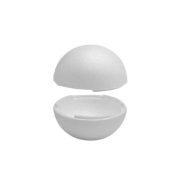 Imagem de Bola Isopor Oca DIY Trabalhos Manuais Decoração 175mm - CasaTelaRedes,