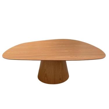 Imagem de Mesa De Jantar Cone Oval Orgânica 120x80 Cm Freijó