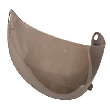 Imagem de Viseira Capacete Cromada Vaz V10 V100 V12 V120 Novo C/ Botão - Polivis