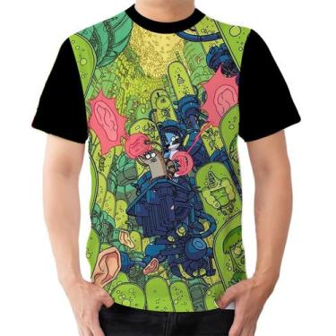 Imagem de Camiseta Camisa Ads  Apenas um Show Cartoon Network Mordecai e Rigby 4