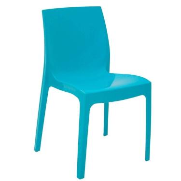 Imagem de Cadeira Tramontina Alice Brilho Summa em Polipropileno Azul 92037070