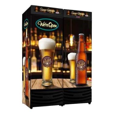 Imagem de Cervejeira Vertical P. Cega Dupla 1200L Rf019 PUB Frilux, 220V