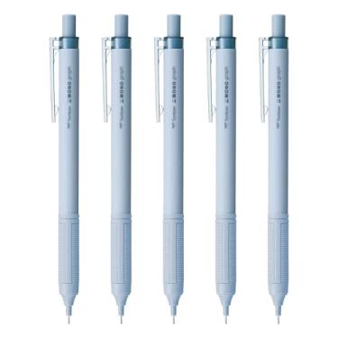 Imagem de Tombow Lapiseira com luz monográfica, 0,5 mm, azul acinzentado, 5 peças SH-MGL45-5P