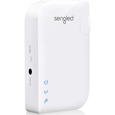 Imagem de Sengled O adaptador de áudio de subwoofer sem fio Pulse AMP melhora o baixo de um sistema de alto-falante de som de pulso, requer um par de lâmpadas mestre, branco