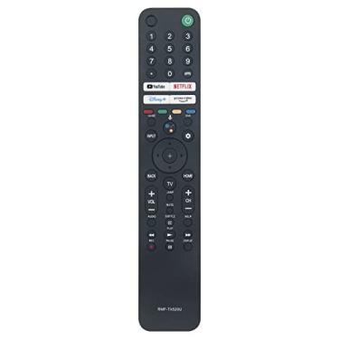 Imagem de Novo controle remoto de voz substituído RMF-TX520U para Sony TV OLED LED 4K 8K UHD Smart TV KD65X80J, KD55X80J, KD50X80J, KD43X80J KD85X85J, KD75X85J, KD65X85J, KD55X85J