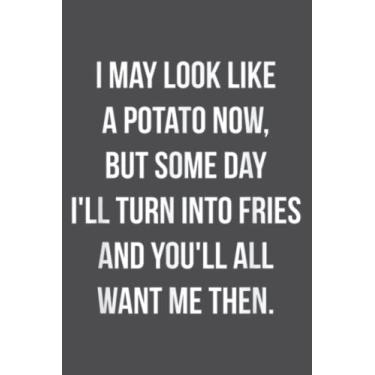Imagem de Workou - Transforming from Potato to Fries - Meme: Journal notebook, size 6 x 9 inches, 116 Pages