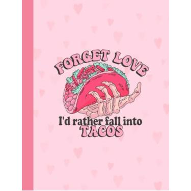 Imagem de Dead Inside Skull Valentine: Happy Valentine's Day Journal Notebook College Ruled | 8.5 x 11 in 100 Pages for Love Notes and Memories | Card Alternative for Valentine's Day
