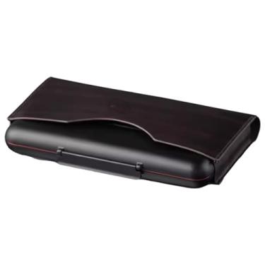 Imagem de Pequeno Caixa de charuto masculina requintada, leve, liga de alumínio, com forro de madeira, portátil, para viagem, pode conter vários charutos Feito à mão