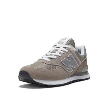 Imagem de New Balance Tênis masculino 574 Core, Cinza/branco, 43
