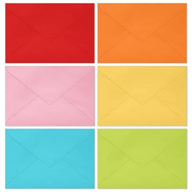 Imagem de Hallmark Envelope sortido multicolorido (100 envelopes) vermelho, laranja, amarelo, rosa, verde limão, azul turquesa