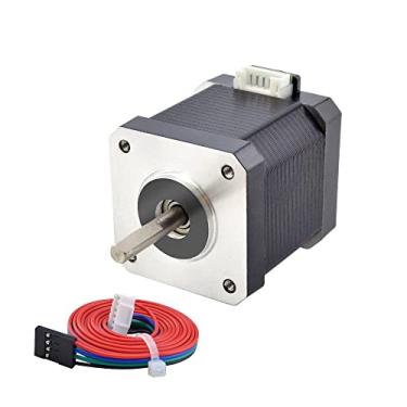 Imagem de STEPPERONLINE Nema 17 Motor de Passo 2A 55Ncm Bipolar 1.8 Graus 4 Chumbo para Impressora 3D Extrusora Cnc, 1 Pacote