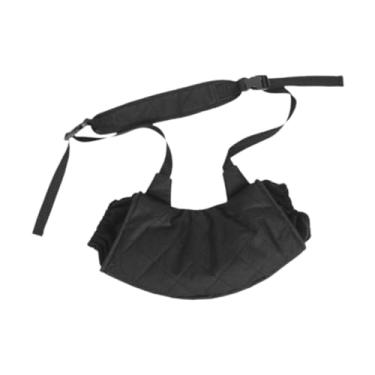 Imagem de Deevoka Mão mais quente bolsa mão muff confortável grosso handwarmer luvas com alça ajustável para beisebol futebol inverno acampamento, Preto