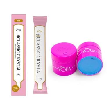 Imagem de Gel Classic Crystal Volia Refil 14g + Pote Eco Duo Volia 30g - Vòlia C