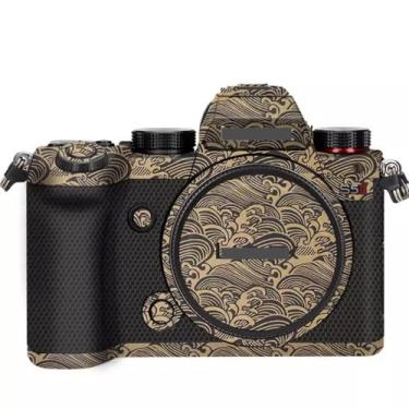 Imagem de Película protetora de vinil antirarranhões para câmera para Panasonic LUMIX S5 Mark II S5II S5IIX S5IIX S5M2 S5M2X (ouro onda)
