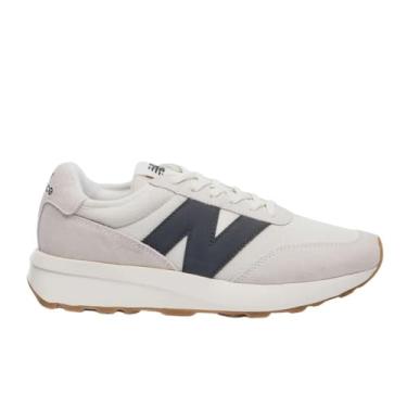 Imagem de Tênis New Balance 370v1 Unissex U370V1 (Bege/Preto, BR, Adulto, Numérico, 40)