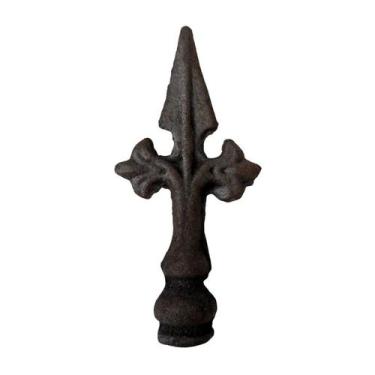 Imagem de Ponteira Ponta de Lança Ferro N03 Grade Portão Muro 8x13cm - UNICLÁUDI