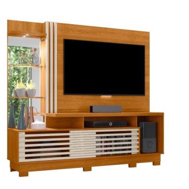 Imagem de Home Theather Frizz Plus C/Pés P/ TV até 60" Cinamomo / Off White - Be