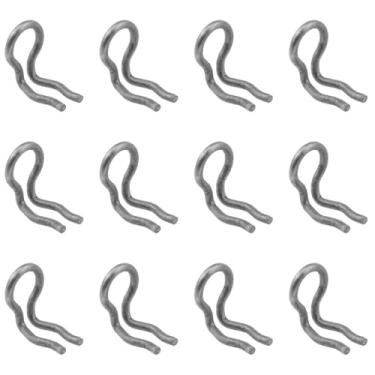 Imagem de FINBe Pino de retenção da pastilha de freio, pino de contrapaceiro, anel de retenção de pinça, clipe de mola, pino antiperda, aço inoxidável, braçadeira de bicicleta, peças de reposição, 12 peças