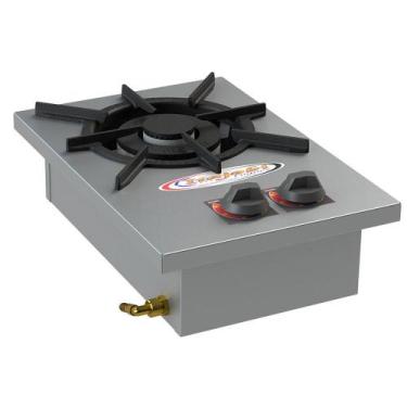 Imagem de Fogão 1 Boca de Embutir Baixa Pressão 1QD 20x20 Inox SL13015-I Itajobi