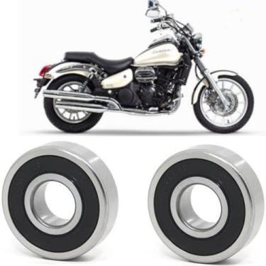 Imagem de Par Rolamento Roda Dianteira Dafra Horizon 250 2013 á 2017 - PPK