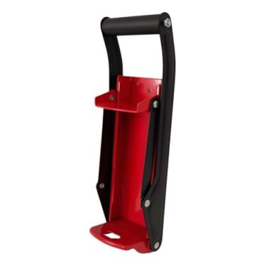 Imagem de Amassador De Lata Latinha Latão De Cerveja 350ml e 475ml Alumínio Com Abridor De Garrafas (Vermelho)