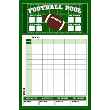 Imagem de Conjunto de jogos de tabuleiro de apostas de futebol Pool Box Squares