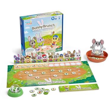 Imagem de Jogo de tabuleiro hand2mind Bunny Brunch Pattern Cooperative Kids