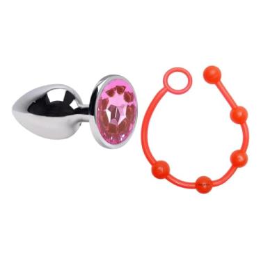 Imagem de Plug Anal Hard + Bolinha Tailandesa Pompoarismo para exercicio Vaginal e para S.exo Anal