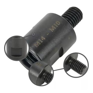 Imagem de Adaptador de Eixo para Lixadeira e Esmerilhadeira Rosca M10 para M14 Preto