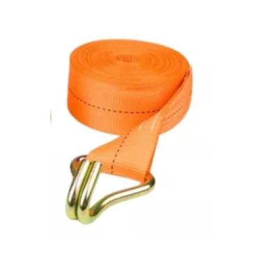 Imagem de Kit 2 Cintas Amarração Carga 1,5T x 9m x 50mm Gancho J - OMEGA