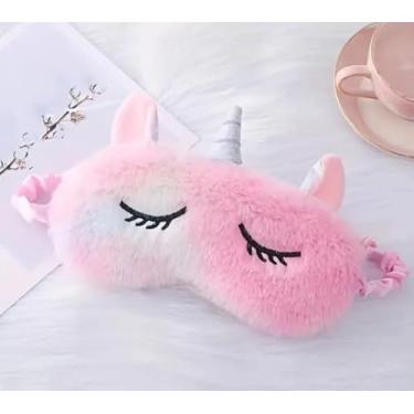 Imagem de Máscara de Dormir de Unicórnio - Tapa olhos infantil menina fofo pijama
