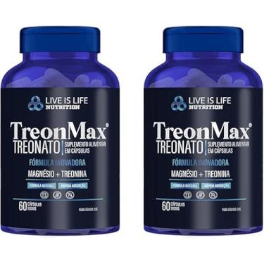 Imagem de Kit 2 Magnesio Treonato 60 Capsula 500 Mg Puro Original