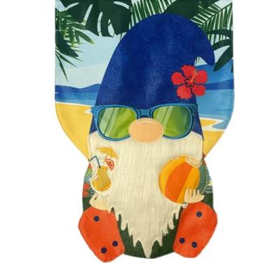 Imagem de Briarwood Lane Bandeira Summertime Gnomo Burlap House