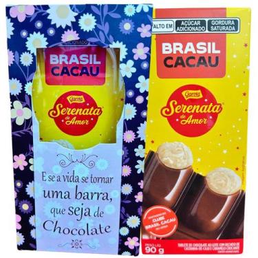 Imagem de Presente Mimo de Páscoa Barra de Chocolate Baton Serenata - Garoto, Se