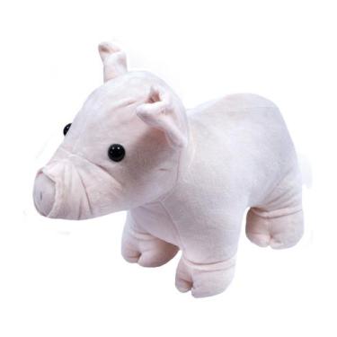 Imagem de Porco de Pelucia Rosa Em Pé 37cm Fofy Toys - bichinhos e Brinquedos de