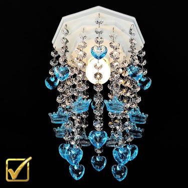 Imagem de Decoração Para Quarto de Bebe Lustre Juvenil Masculino Luminaria Teto Infantil Menino 17x25cm - Davi