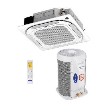 Imagem de Ar Condicionado Split Cassete Inverter R-32 Carrier Connect 18000 Btus Frio 220v Monofásico 40KVQD18C5
