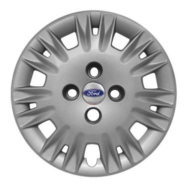 Imagem de Calota aro 14 prata 122cb cubo baixo + emblema ford - Garagem Online G