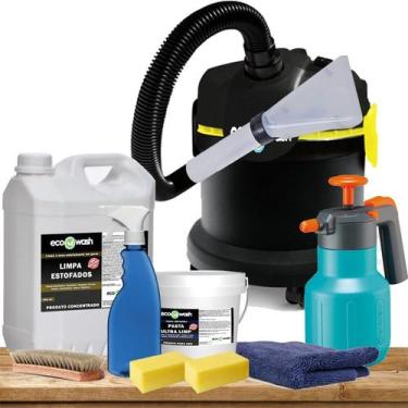 Imagem de Kit Profissional De Limpeza De Sofá + Aspirador + Bico Extrator - Eco 
