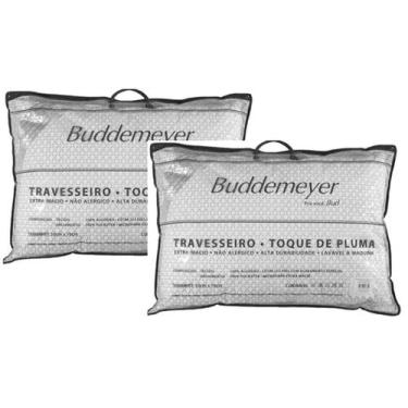 Imagem de Kit 2 Travesseiros Toque de Pluma Buddemeyer