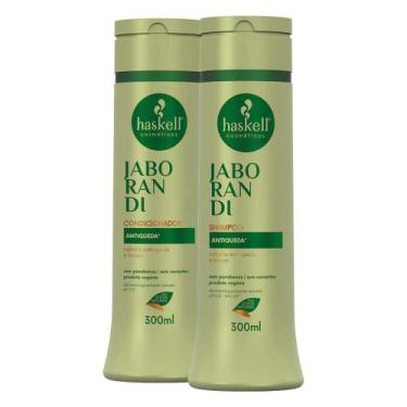 Imagem de Kit Shampoo e Condicionador Haskell Jaborandi Antiqueda 300ml